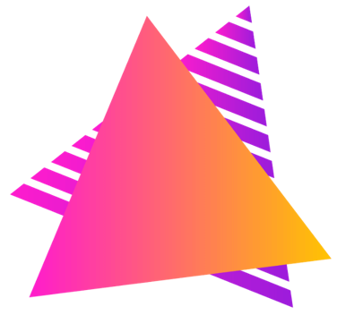 80er Jahre Figur Dreiecke